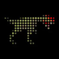 100dots Dilophosaurus - design