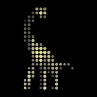 100dots Green Diplodocus - design