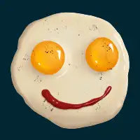 Smiling Egg Omelet - design