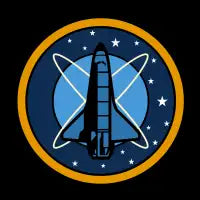 Space Tourist Patch Logo - design