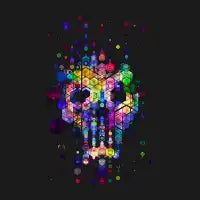 Monstrously Colorful Elementary Particles - design