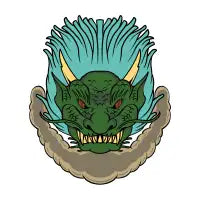 Dragon face - design