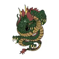 Dragon green - design