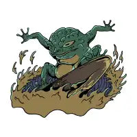 Frog surf - design