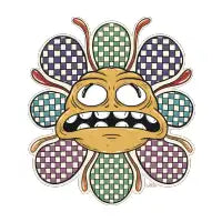 Checker Flower - design