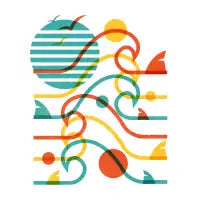 SUN, WAVES, and BITES - design