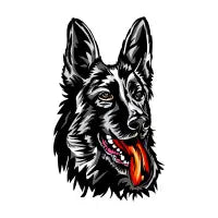German shepherd - design