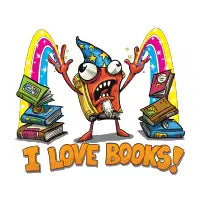 The Mighty Book Wizard! - design