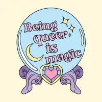 Being Queer Is Magic - design