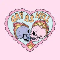 Gay As Hell - design