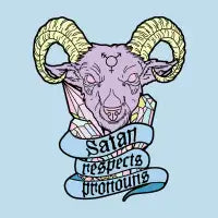 Satan Respects Pronouns - design