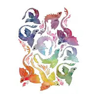 Dragon fire rainbow - design