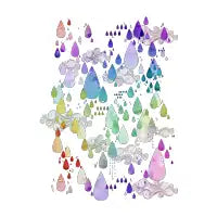 Rainbow drops - design