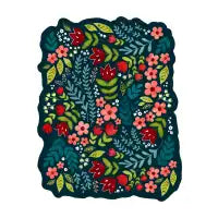 Red tulip swirl - design