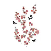 Sakura butterfly - design