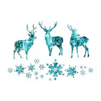 Snow Deer - design