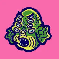8-eyed Sea Monster - design