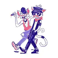 Sleazy Cats - design