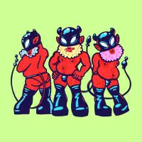 Three Bearded Devils - design