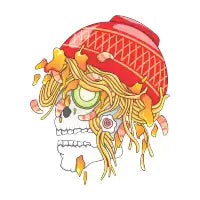 skull noodle - design