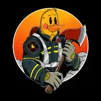 Firefighter Duck - design