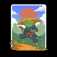 Frog Ninja - design