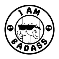 I Am Badass - design