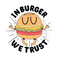 In Burger We Trust T-Shirt - design
