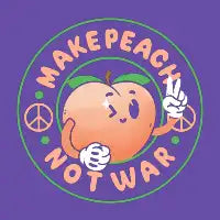 Make Peach Not War - design