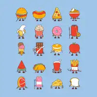 Small Snack , Big Attack - design
