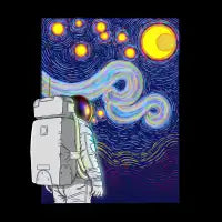Starry Night in Space - design