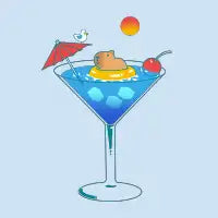 Summer Capybara Cocktail - design