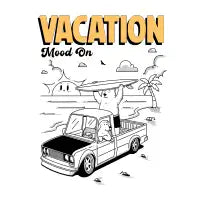 Vacation Mood On - design