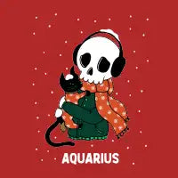 Zodiac Aquarius Skelly - design