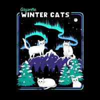 Gigantic Winter Cats - design