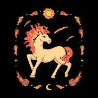 Flame Horse - design
