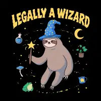 Legally A Wizard - design