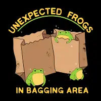 Unexpected Frogs in Bagging Area - design