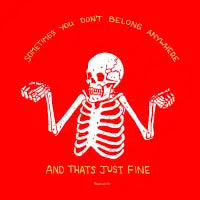SOMETIMES YOU DON'T BELONG - design