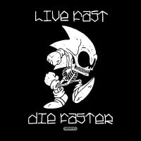 LIVE FAST DIE FASTER - design