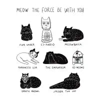Meow the Force (Light) - design