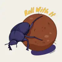Dung Beetle - Roll With It - design