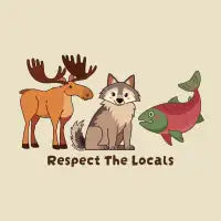Respect The Locals - Alaska - design
