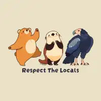 Respect The Locals - California - design