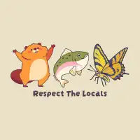 Respect The Locals - Oregon - design