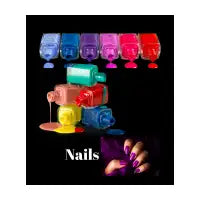 Colorful nails - design