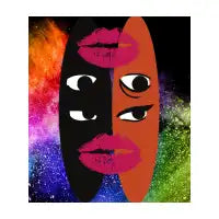 Face abstract - design