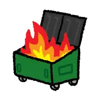 Dumpster Fire - design