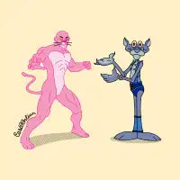 Pink Panthro - design