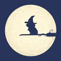 Witch mouse - silhouette - design